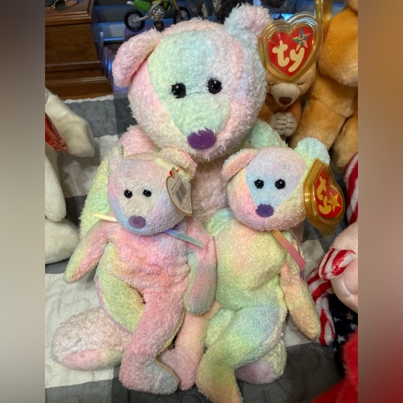 Bundle of 3 TY “GROOVY” Beanies: Buddy and Two Babies - Picture 2 of 12